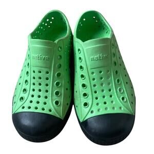 Native Jefferson Green Black‎ Shoes Size 10